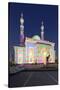 Al Majaz Mosque, Illuminated, Sharjah Light Festival, Al Majaz Park, Corniche Street-Axel Schmies-Stretched Canvas