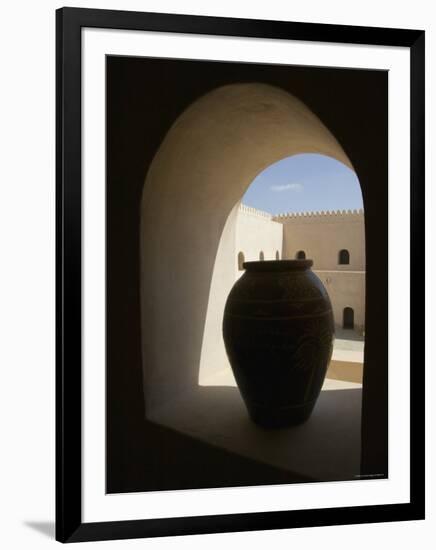 Al Minitrib Fort, Sharqiya Region, Oman-Walter Bibikow-Framed Photographic Print