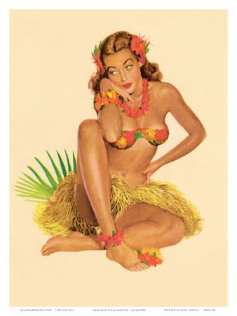 Hawaiian Pin-Up Girl, 1949