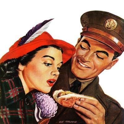 "Hot Dog for a Hot Date," October 10, 1942