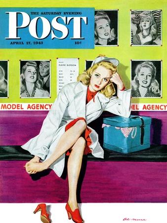 "The Model," Saturday Evening Post Cover, April 17, 1943