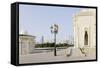 Al Noor Mosque, Corniche Street, Emirate of Sharjah, United Arab Emirates, Arabian Peninsula-Axel Schmies-Framed Stretched Canvas