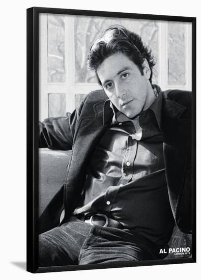 Al Pacino- London 1974-null-Framed Poster