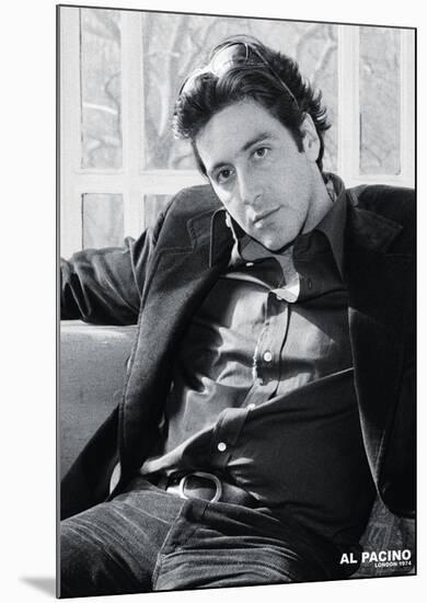 Al Pacino- London 1974-null-Mounted Poster