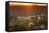 Al Sherageh Village, Green Mountains, Oman, Middle East-Sergio Pitamitz-Framed Stretched Canvas