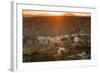 Al Sherageh Village, Green Mountains, Oman, Middle East-Sergio Pitamitz-Framed Photographic Print