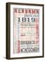 Alabama - Barnwood Typography-Lantern Press-Framed Art Print