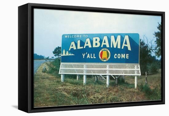 Alabama Billboard-null-Framed Stretched Canvas