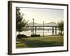 Alabama, Decatur, Rhodes Ferry Park, Steamboat Bill Memorial Bridge, USA-John Coletti-Framed Photographic Print