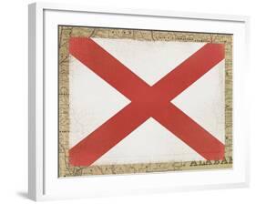 Alabama Flag-Ken Hurd-Framed Giclee Print