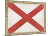 Alabama Flag-Ken Hurd-Mounted Giclee Print