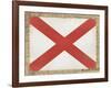 Alabama Flag-Ken Hurd-Framed Giclee Print