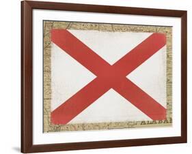 Alabama Flag-Ken Hurd-Framed Giclee Print