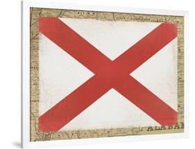 Alabama Flag-Ken Hurd-Framed Giclee Print