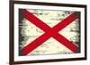 Alabama Grunge Flag-TINTIN75-Framed Premium Giclee Print