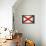 Alabama Grunge Flag-TINTIN75-Framed Stretched Canvas displayed on a wall