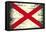 Alabama Grunge Flag-TINTIN75-Framed Stretched Canvas