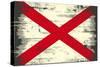 Alabama Grunge Flag-TINTIN75-Stretched Canvas