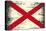 Alabama Grunge Flag-TINTIN75-Stretched Canvas