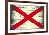 Alabama Grunge Flag-TINTIN75-Framed Art Print