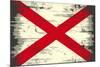 Alabama Grunge Flag-TINTIN75-Mounted Art Print