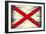 Alabama Grunge Flag-TINTIN75-Framed Art Print