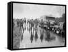 Alabama Guardsmen Protecting Freedom Riders Bus-null-Framed Stretched Canvas