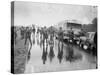 Alabama Guardsmen Protecting Freedom Riders Bus-null-Stretched Canvas