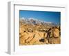 Alabama Hills with the Eastern Sierra Nevada Range, Lone Pine, California, USA-Jamie & Judy Wild-Framed Photographic Print