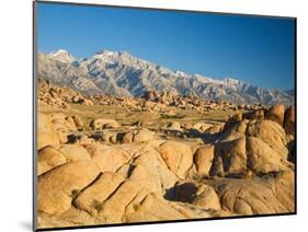 Alabama Hills with the Eastern Sierra Nevada Range, Lone Pine, California, USA-Jamie & Judy Wild-Mounted Photographic Print