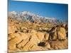 Alabama Hills with the Eastern Sierra Nevada Range, Lone Pine, California, USA-Jamie & Judy Wild-Mounted Photographic Print