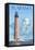 Alabama - Lighthouse-Lantern Press-Framed Stretched Canvas