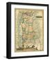 Alabama - Panoramic Map - Alabama-Lantern Press-Framed Art Print