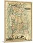 Alabama - Panoramic Map - Alabama-Lantern Press-Mounted Art Print