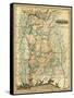 Alabama - Panoramic Map - Alabama-Lantern Press-Framed Stretched Canvas