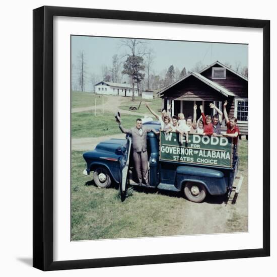 Alabama Politics: W.E. Dodd for Governor-Frank Scherschel-Framed Photographic Print