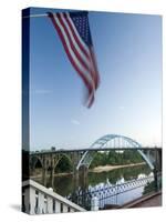 Alabama, Selma, Edmund Pettus Bridge, American Civil Rights Movement Landmark, Alabama River, USA-John Coletti-Stretched Canvas