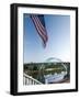 Alabama, Selma, Edmund Pettus Bridge, American Civil Rights Movement Landmark, Alabama River, USA-John Coletti-Framed Photographic Print