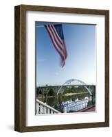 Alabama, Selma, Edmund Pettus Bridge, American Civil Rights Movement Landmark, Alabama River, USA-John Coletti-Framed Photographic Print
