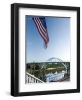 Alabama, Selma, Edmund Pettus Bridge, American Civil Rights Movement Landmark, Alabama River, USA-John Coletti-Framed Premium Photographic Print