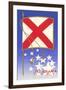 Alabama State Flag-null-Framed Art Print