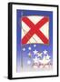 Alabama State Flag-null-Framed Art Print