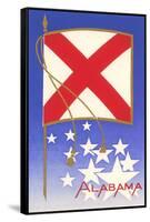 Alabama State Flag-null-Framed Stretched Canvas