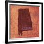 Alabama State Words-David Bowman-Framed Giclee Print