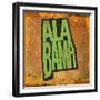 Alabama-Art Licensing Studio-Framed Giclee Print