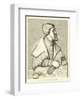 Alabaster Bas-Relief of the Emperor Charles V-null-Framed Giclee Print