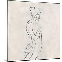 Alabaster Bather 1-Karen Wallis-Mounted Art Print