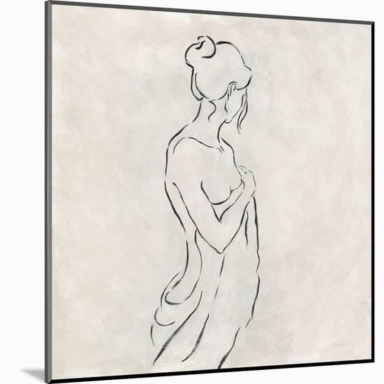 Alabaster Bather 1-Karen Wallis-Mounted Art Print