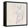 Alabaster Bather 2-Karen Wallis-Framed Stretched Canvas