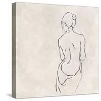 Alabaster Bather 2-Karen Wallis-Stretched Canvas